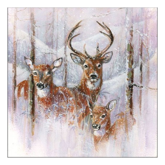 Szalvéta Karácsonyi papírszalvéta Wilderness Stag