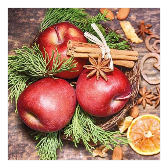 Szalvéta Karácsonyi papírszalvéta Winter Apples