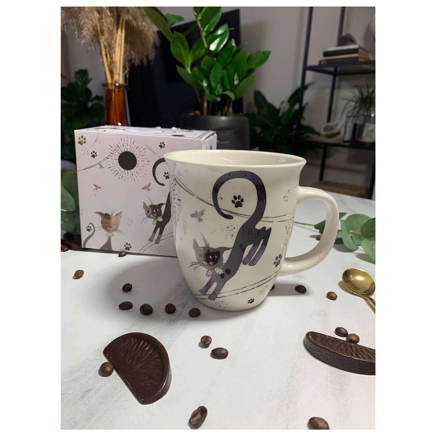 Bögre, csésze Bájos Macskák cicás Porcelán bögre 500 ml