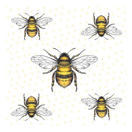 Szalvéta Bees papírszalvéta