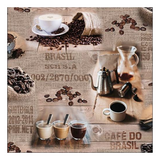 Szalvéta Brasil kávés papírszalvéta 33x33 cm 20 db-os