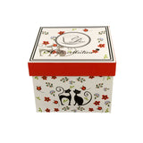 Bögre, csésze Cicás porcelán teás csésze aljjal két személyes 280 ml