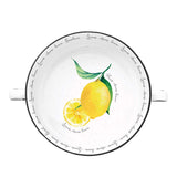 Tál Citrom mintás Porcelán tál füllel 12 cm Amalfi