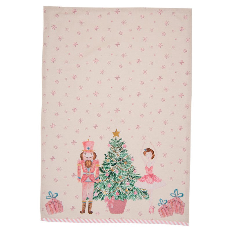 Konyharuha Diótörő és balerina mintás karácsonyi konyharuha Pastel Nutcracker