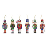 Karácsonyfadísz Diótörő formájú porcelán karácsonyfadísz Nutcrackers