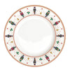 Tányér, étkészlet Diótörő karácsonyi porcelán lapostányér 26,5 cm - Nutcrackers