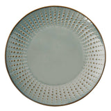 Tányér, étkészlet Drops Celadon modern porcelán lapostányér