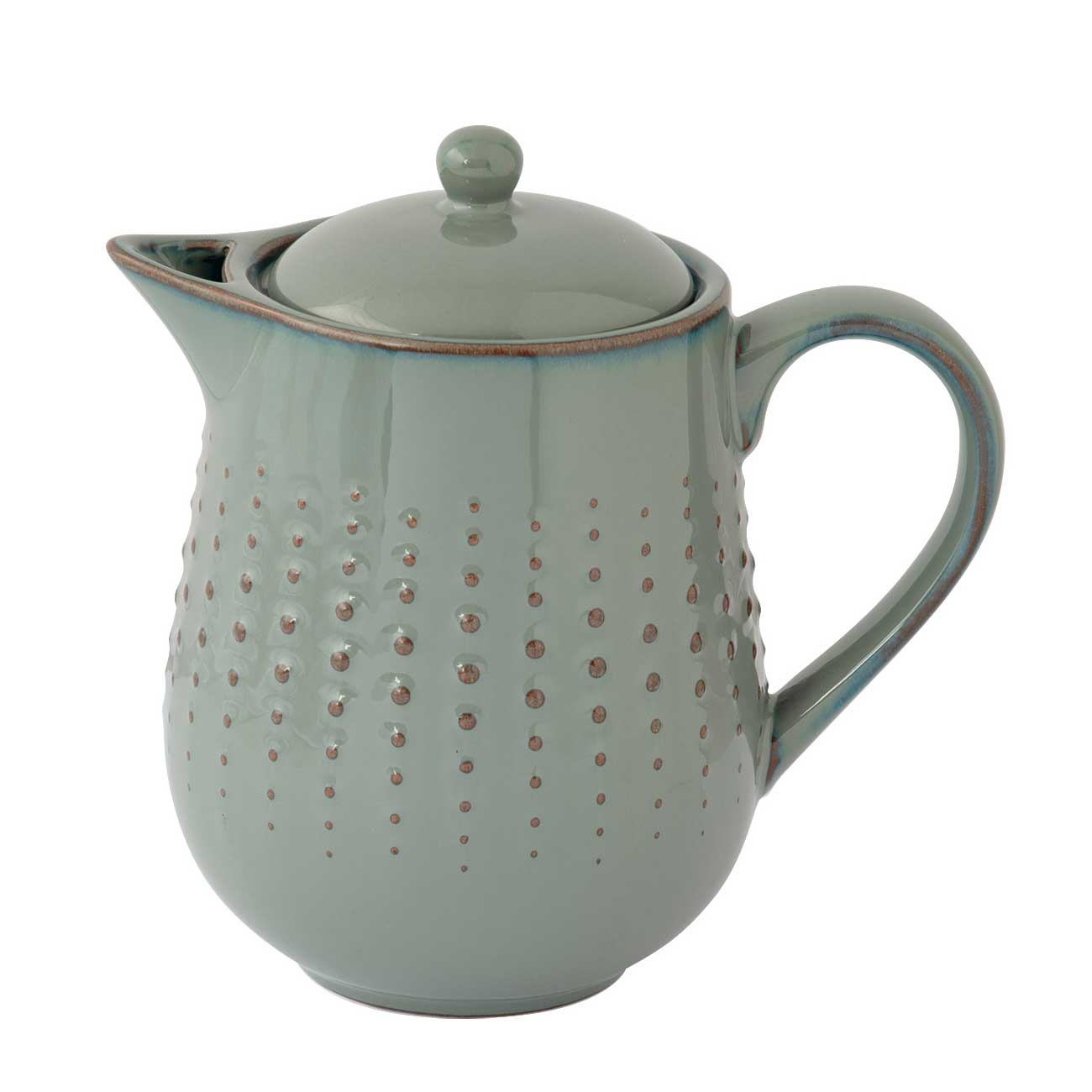 Teáskanna Drops Celadon modern porcelán teáskanna 800ml