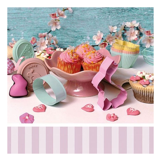 Szalvéta Easter Bakery lila papírszalvéta