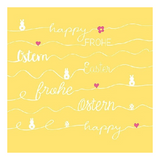 Szalvéta Easter Line Yellow papírszalvéta