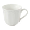Bögre Elite White fehér porcelán bögre domború mintával 350 ml