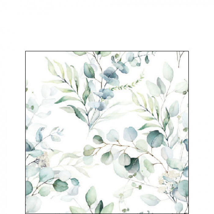 Szalvéta Eucalyptus papírszalvéta 25x25 cm