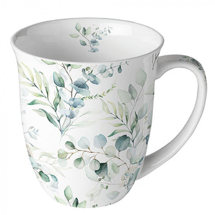 Bögre Eucalyptus porcelán bögre 400 ml