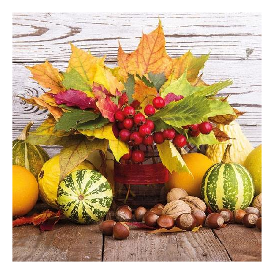 Szalvéta Fall Bouquet papírszalvéta