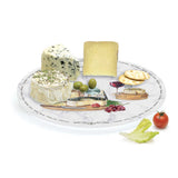 Sajtvágó Forgó sajtkínáló üvegtál Les Fromages