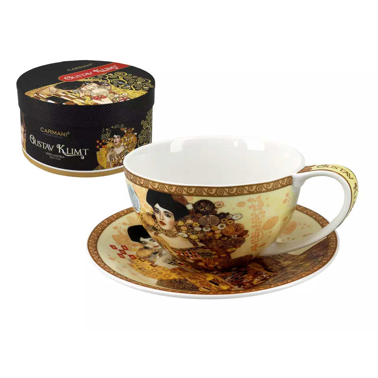 Bögre, csésze Gustav Klimt porcelán teás csésze Adele Bloch