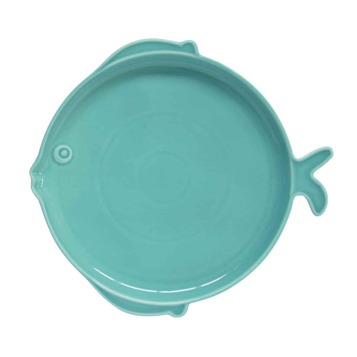 Kínáló tál Hal alakú Porcelán lapostányér Sea Friends 2580SEAQ