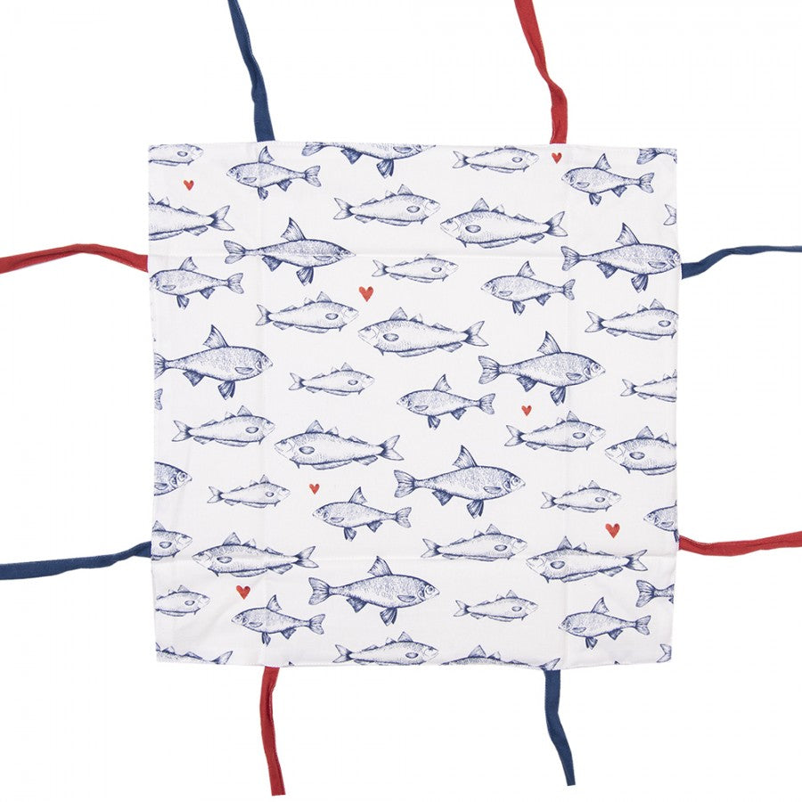 Kenyérkosár Hal mintás pamut kenyérkosár Sea Fish