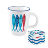 Bögre, csésze Halmintás Porcelán bögre Sardine's Party SARB