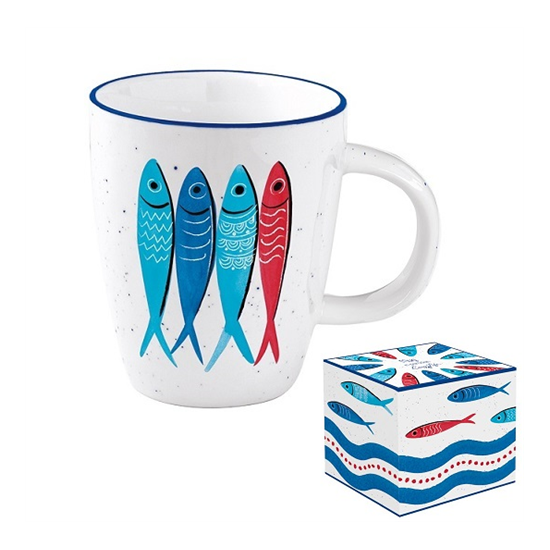 Bögre, csésze Halmintás Porcelán bögre Sardine's Party SARB