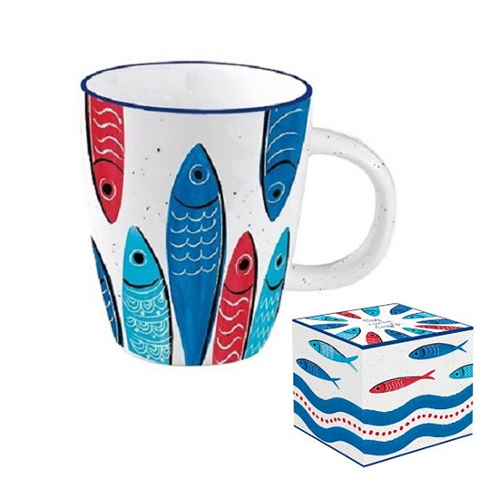 Bögre, csésze Halmintás Porcelán bögre Sardine's Party SARD