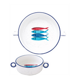 Tálka Halmintás porcelán tálka füllel 12cm Sardine's Party