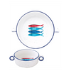 Tálka Halmintás porcelán tálka füllel 12cm Sardine's Party