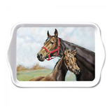 Tálca Horse Love műanyag kistálca 13x21 cm