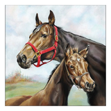 Szalvéta Horse Love papírszalvéta 33x33 cm 20 db-os