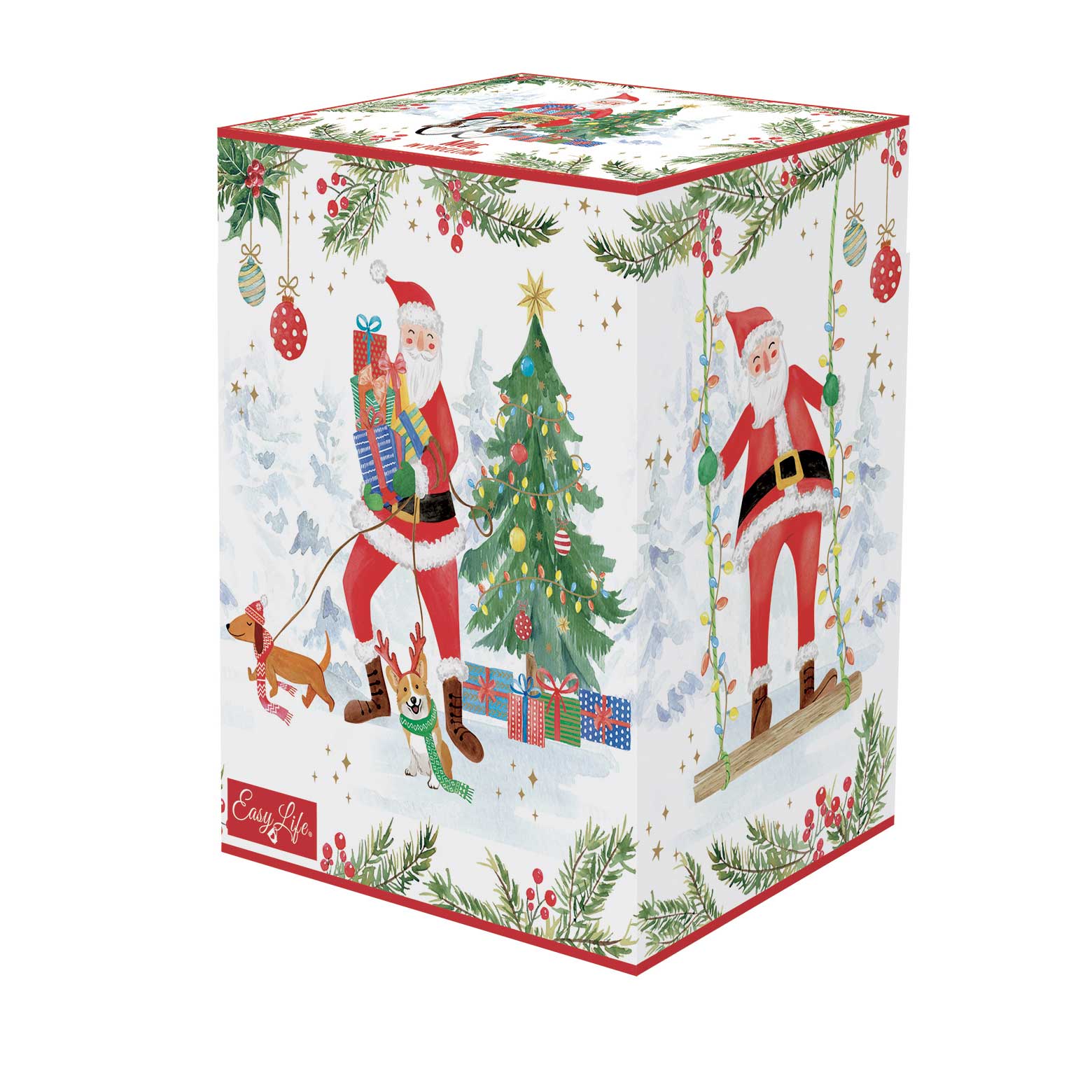 Bögre, csésze Joyful Santa karácsonyi Porcelán nagy bögre 600 ml