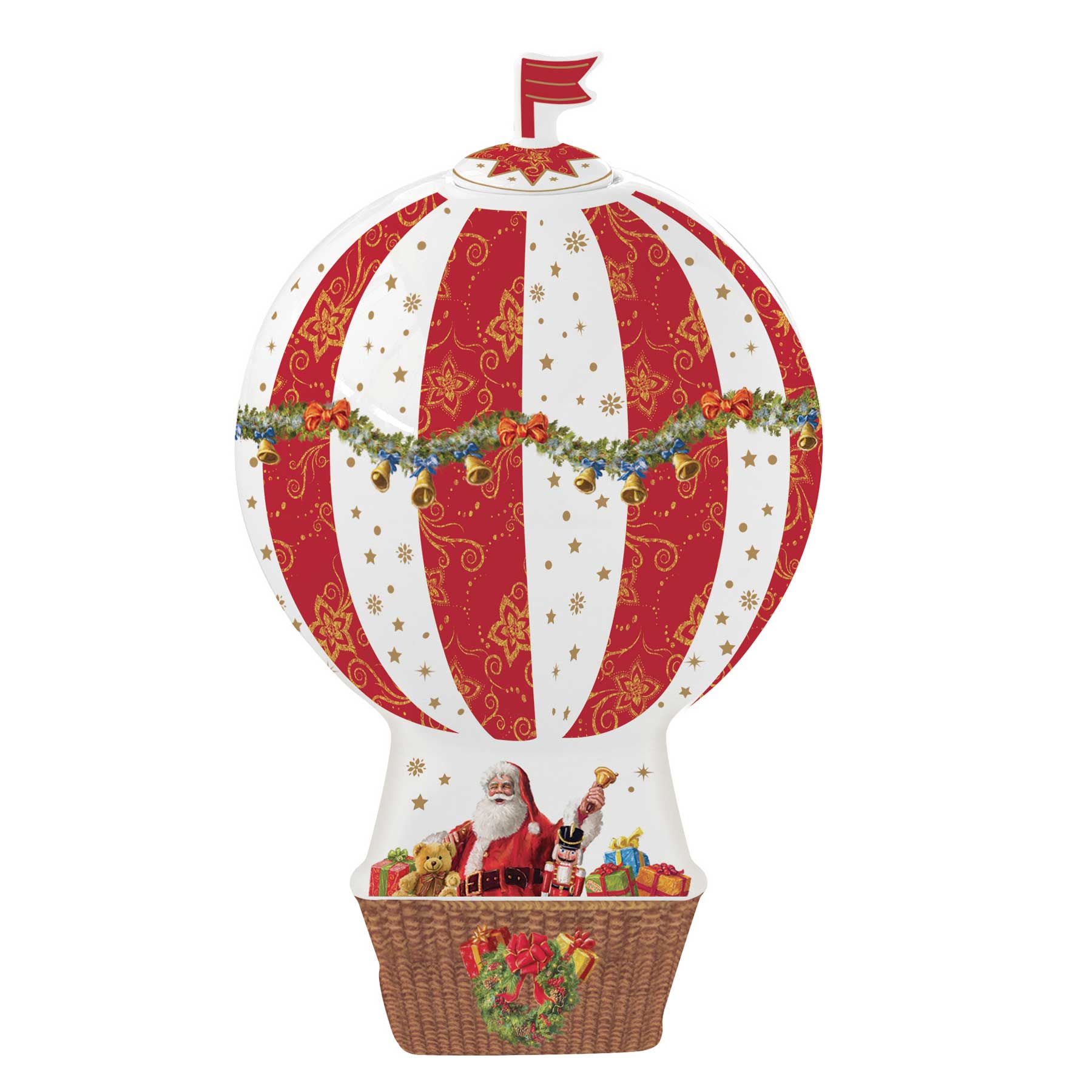 Levegőillatosító Karácsonyi hőlégballon Illatosító rattan pálcával narancs fahéj Christmas Memories
