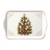 Tálca Karácsonyi műanyag kistálca X-mas Tree Cream
