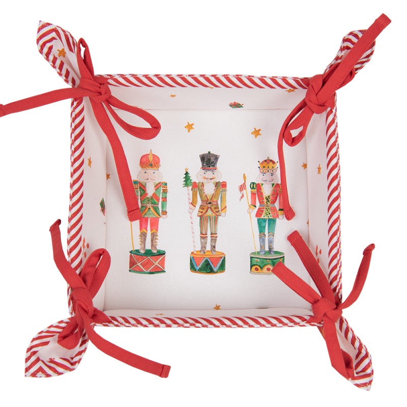 Edényfogó kesztyű Karácsonyi pamut diótörő kenyérkosár Happy Little Christmas