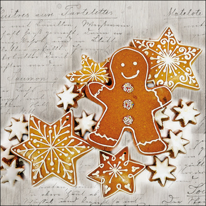 Szalvéta Karácsonyi papírszalvéta 33x33 cm Christmas Baking