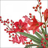 Szalvéta Karácsonyi papírszalvéta 33x33 cm Christmas Bouquet