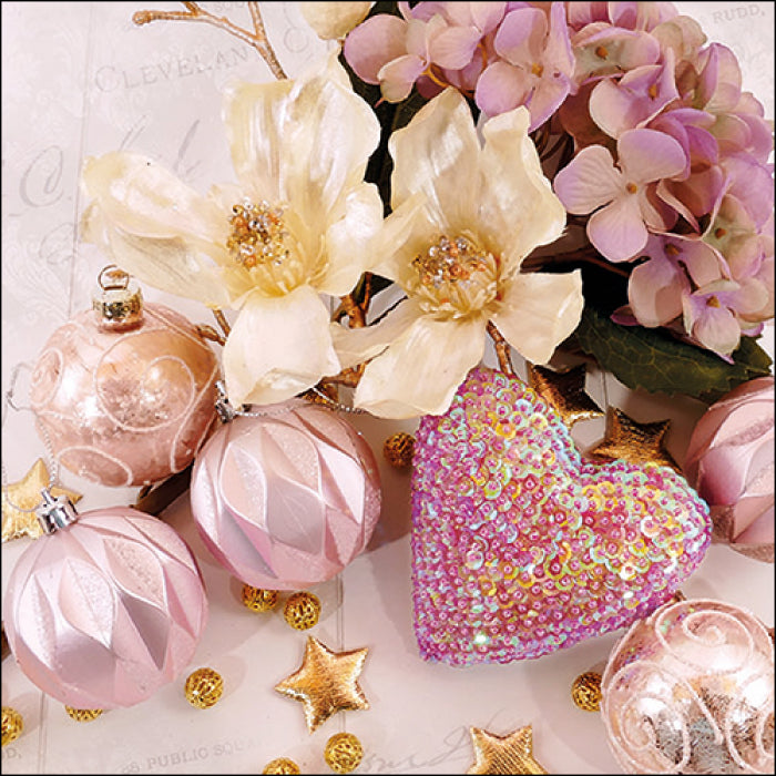 Szalvéta Karácsonyi papírszalvéta 33x33 cm Sparkling Christmas