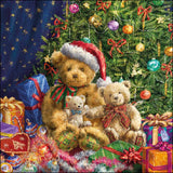 Szalvéta Karácsonyi papírszalvéta 33x33 cm X-Mas Bears