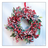Szalvéta Karácsonyi papírszalvéta Frozen Wreath