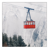 Szalvéta Karácsonyi papírszalvéta Ski Gondola