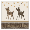Szalvéta Karácsonyi papírszalvéta Wooden Deer