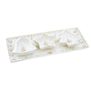 Tálca Karácsonyi porcelán 4 részes tálka szett Christmas Lights