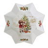 Tál Karácsonyi porcelán csillag alakú kínáló tál, 25x4,5 cm, díszdobozban - Christmas Memories