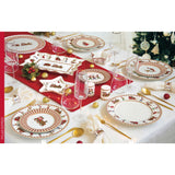Tányér, étkészlet Karácsonyi porcelán desszertes tányér Polar Express