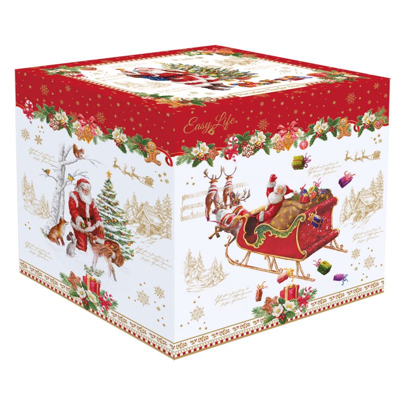 Teáskanna Karácsonyi porcelán egyszemélyes teás szett, 0,35 l és 0,45 l, díszdobozban - Christmas Memories