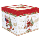 Cukortartó Karácsonyi porcelán keksztároló gömb, 18x18x23 cm, díszdobozban - Christmas Memories
