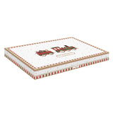 Tálca Karácsonyi porcelán kisvonatos kínáló tálca Polar Express