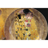 Tányér, étkészlet Klimt porcelán 6 személyes süteményes készlet A Csók