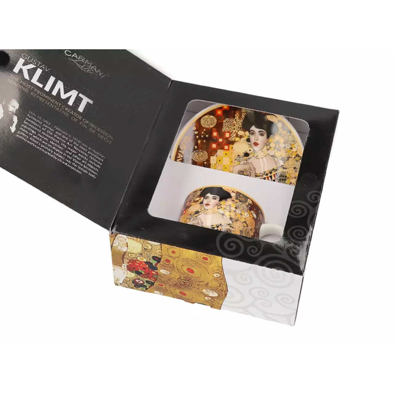 Pohár Klimt porcelán teás csésze 250 ml Adele Bloch-Bauer