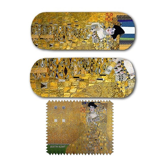 Szemüvegtok Klimt Szemüvegtok törlőkendővel Adele