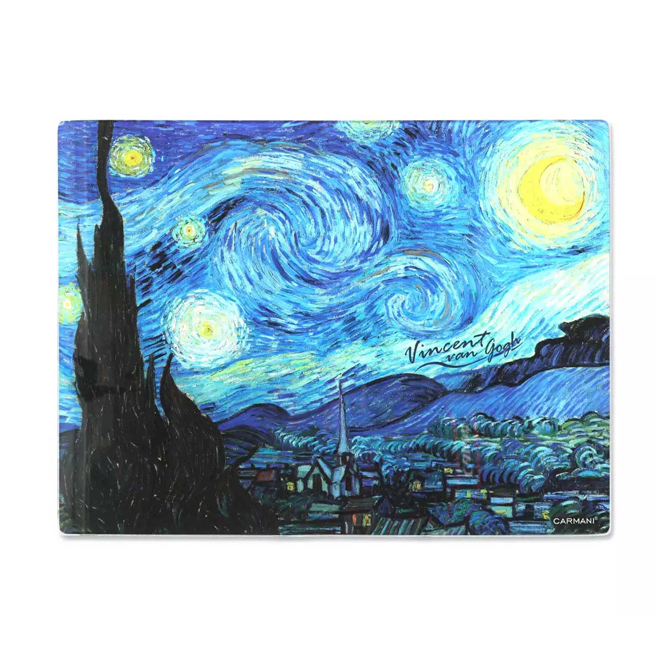 Vágódeszka Konyhai üveg vágólap munkalap Van Gogh